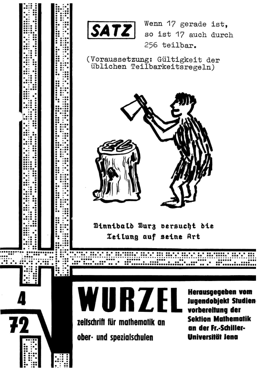 Die Wurzel April 1972