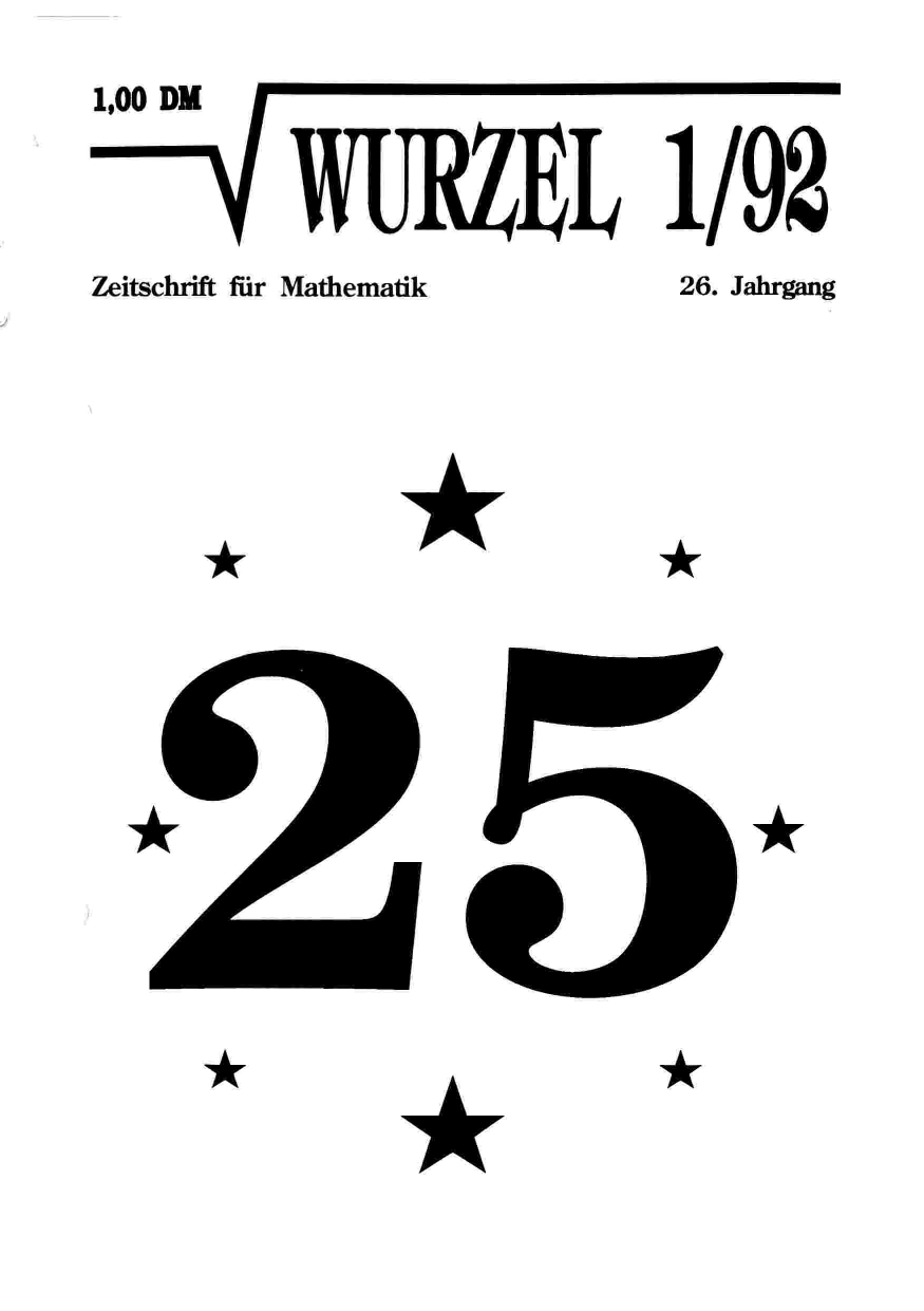 Die Wurzel Januar 1992