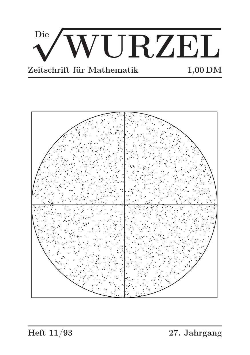 Die Wurzel November 1993
